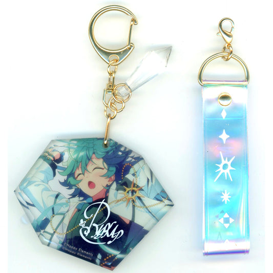 Laika Hojo Ensemble Stars!! ES 9th Anniv. Fragment Keychain STORM [USED]