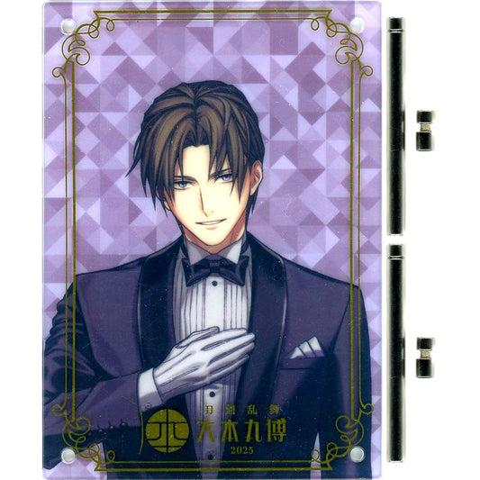Heshikiri Hasebe Touken Ranbu ONLINE Celebration Attire Foil Stamped Acrylic Plate Oohonmaru Expo 2025 [USED]