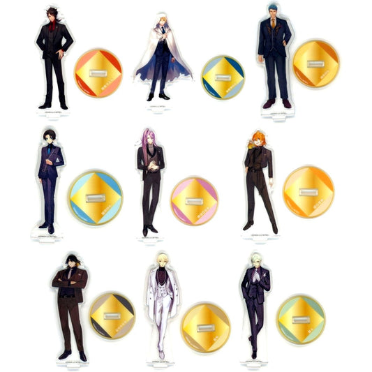 Set of 9 Touken Ranbu ONLINE Celebration Outfit Mini Acrylic Stand vol.6 Ookenmaru Expo 2025 [USED]