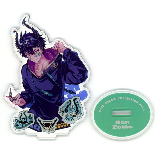 Ren Zotto Acrylic Stand Virtual YouTuber Nijisanji NIJISANJI EN FACE DECOR COLLECTION Vol.2 [USED]