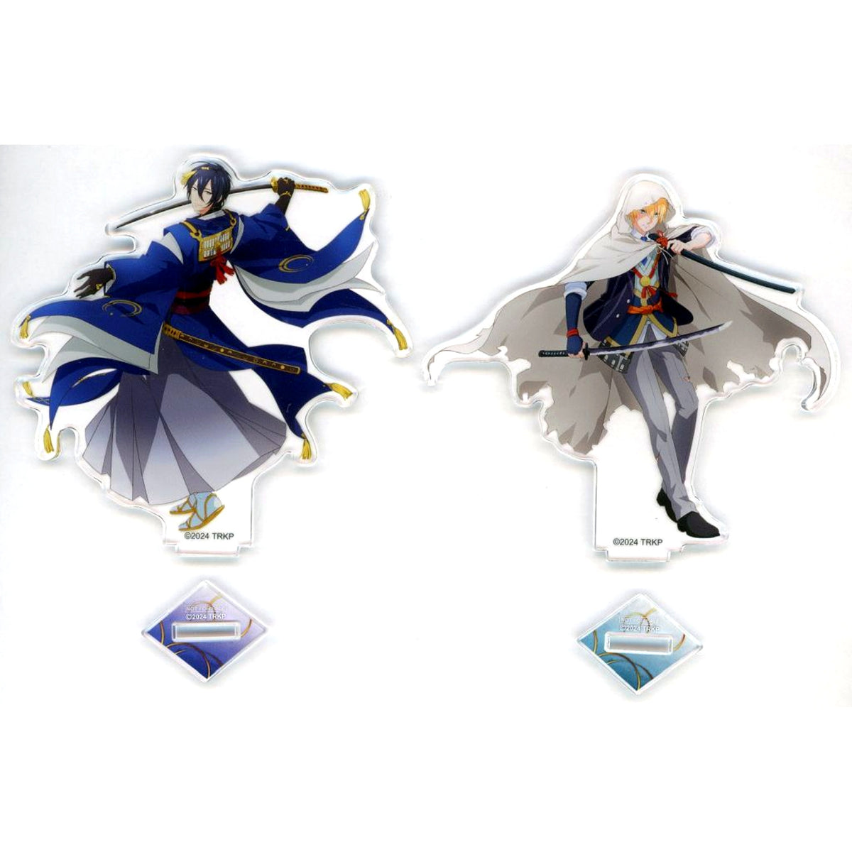 Single Item Mikazuki Munechika & Yamanbagiri Kunihiro Illustration Acrylic Stand 2 Figures Set Touken Ranbu Kai -Kyoden Moyuru Honnoji- Blu-ray/DVD TOHO animation STORE All Volumes Purchase Bonus [USED]