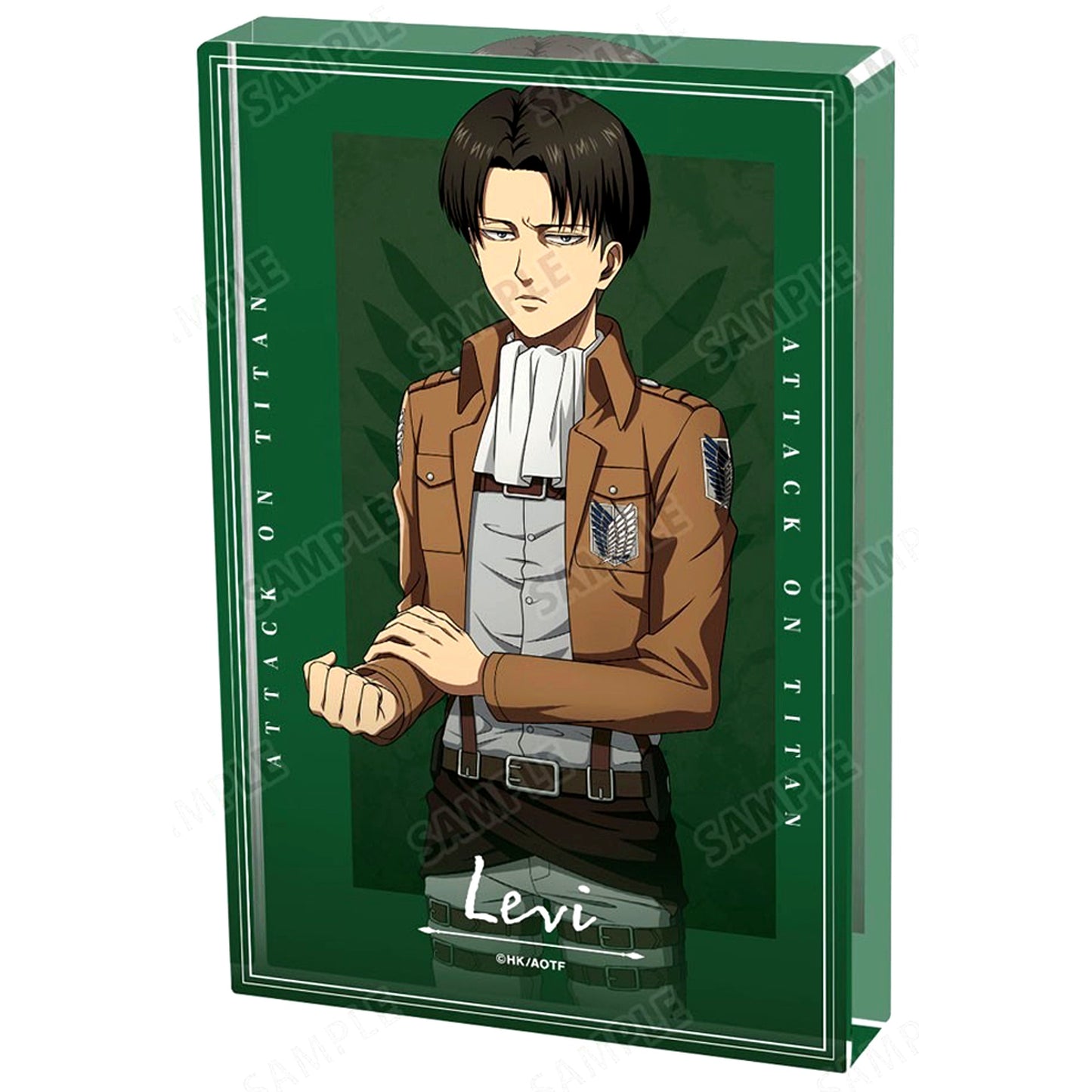 Levi Ackerman Attack on Titan Drawn Illustration Current Ver. Acrylic Block [USED]