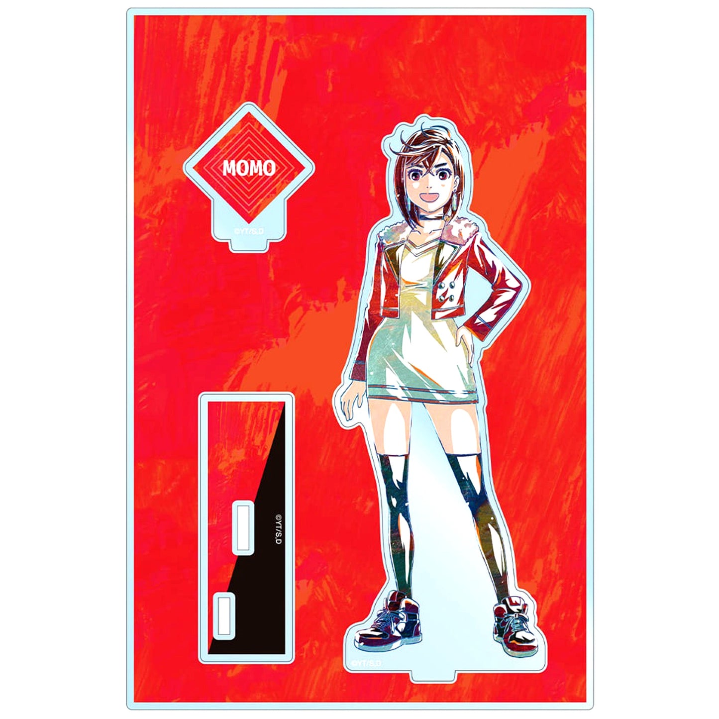 Dandadan Momo Ayase Ani-Art BIG Acrylic Stand with Parts [USED]