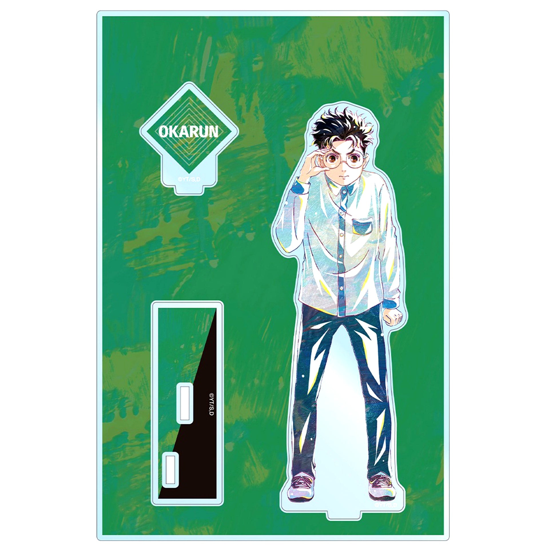 Okarun Ken Takakura Dandadan Ani-Art BIG Acrylic Stand with Parts [USED]