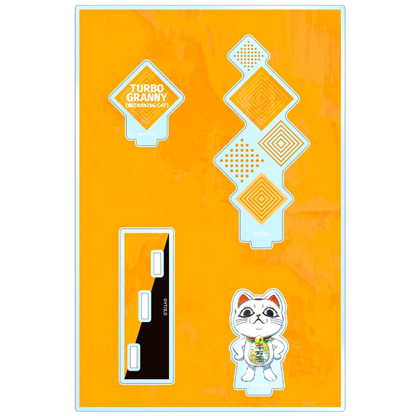 Dandadan Turbo Granny Maneki-neko Ani-Art BIG Acrylic Stand with Parts [USED]