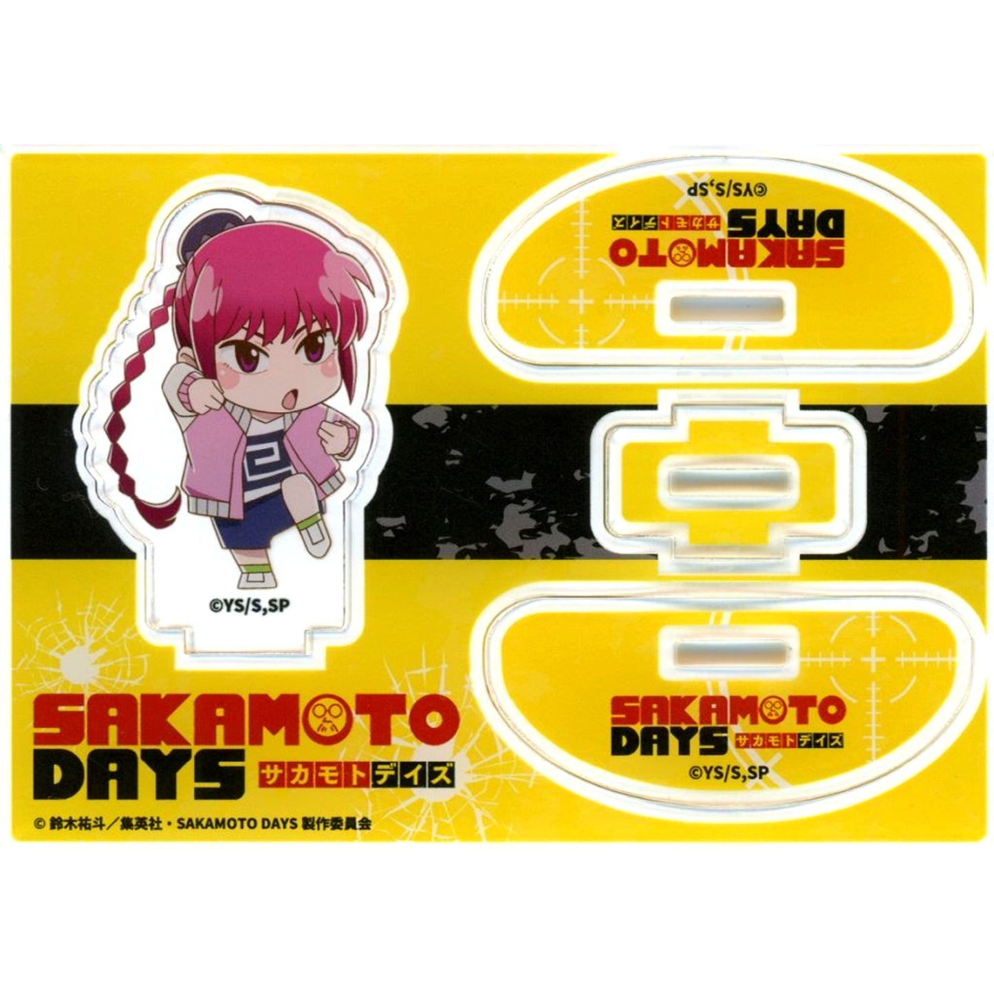 Lu Xiaotang SAKAMOTO DAYS x Bakudanyakihonpo Fura Fura Acrylic Stand POP UP in Ikebukuro Store [USED]