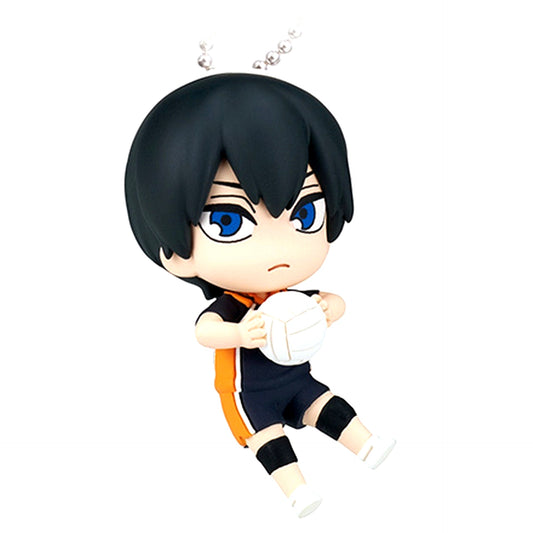 Tobio Kageyama Haikyu!! Defo Fig Karasuno High School Keychain Figure [USED]