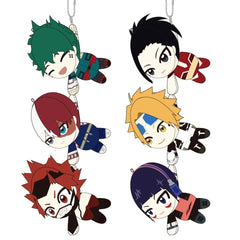 My Hero Academia Izuku Midoriya & Others Tetecolle 3 All 6 Types Set Keychains [USED]