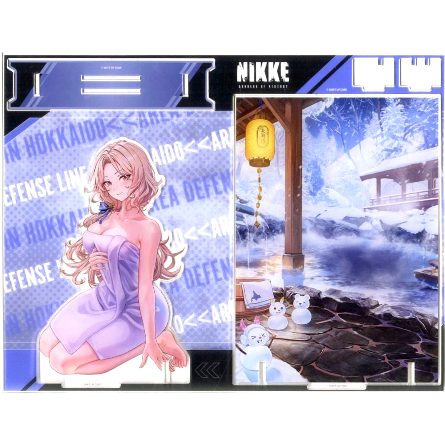 Ludmilla Goddess of Victory NIKKE Diorama Acrylic Stand Area Defense Battle Vol.2 Hokkaido [USED]