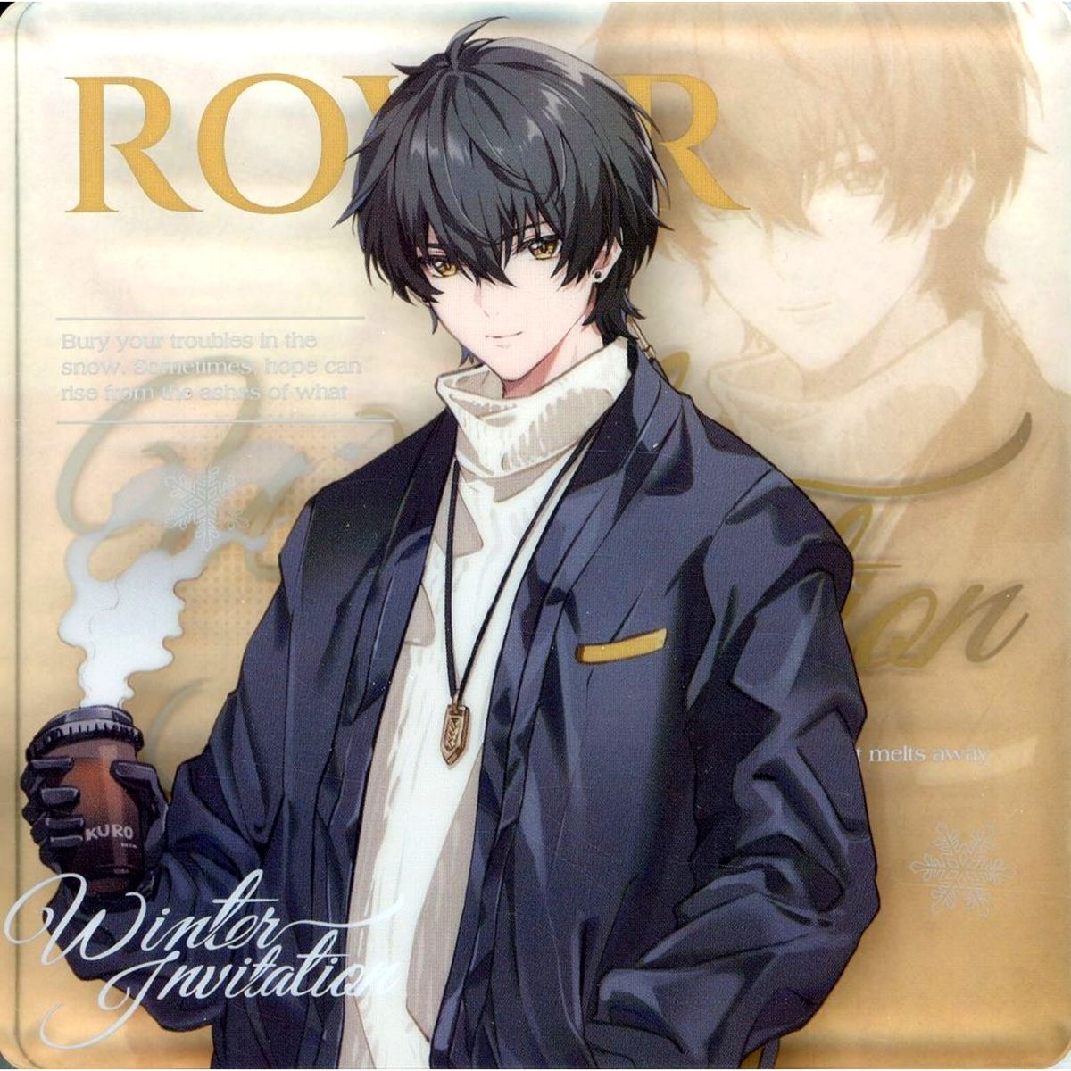 Rover Male Winter Invitation Acrylic Block Wuthering Waves Only Shop in Animate [USED]