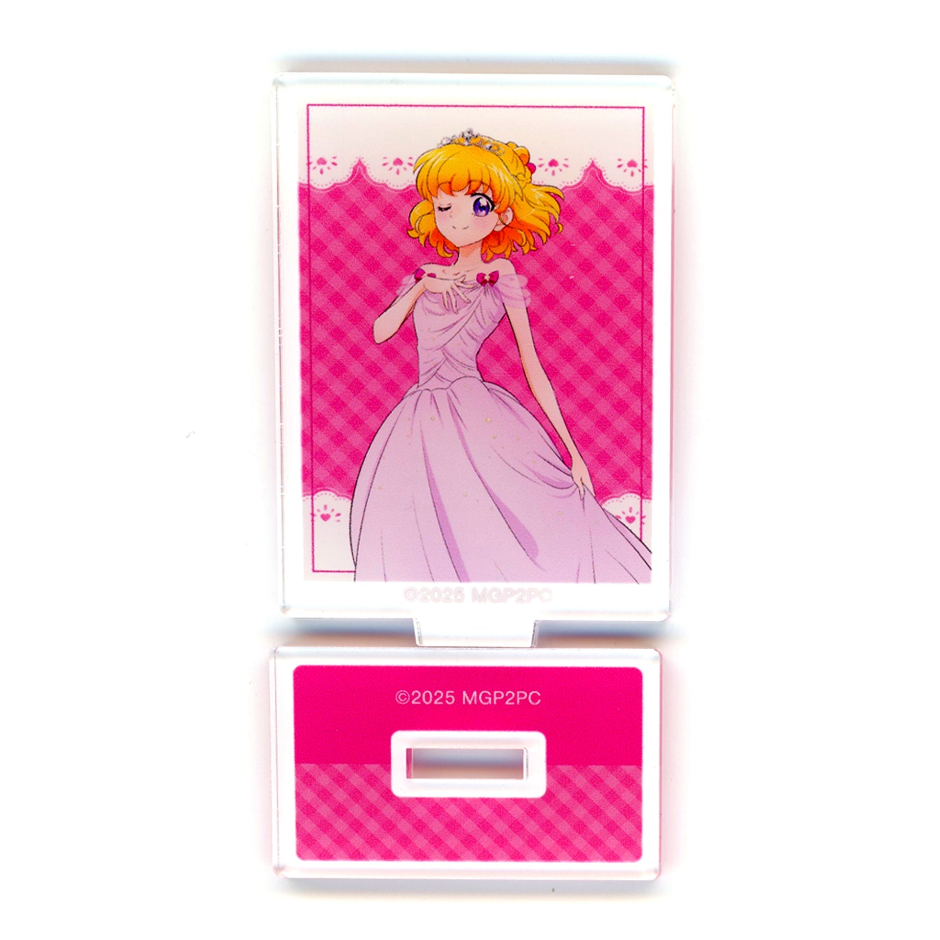 Mirai Asahina Rectangle Maho Girls PreCure! -Mirai Days- Pop Up Store in Loft Illustration Color Dress Ver. Trading Acrylic Stand [USED]