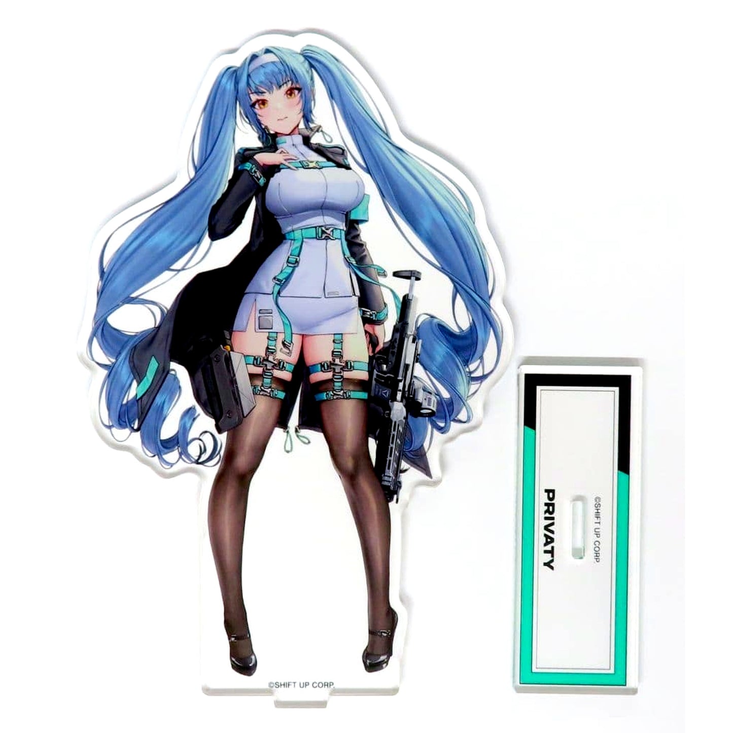 Privaty GODDESS OF VICTORY: NIKKE POP UP SHOP in Marui LOVECACAO Illustration Tactical Fashion Ver BIG Acrylic Stand [USED]