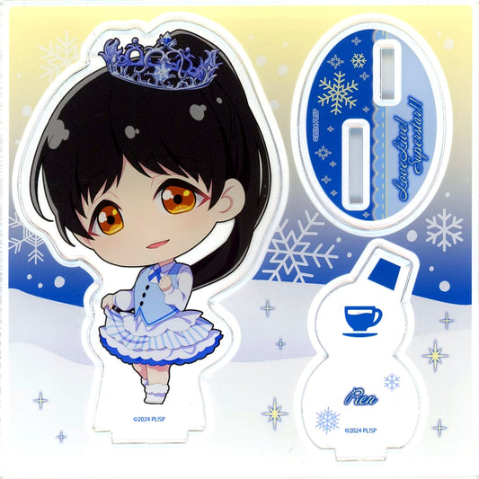 Ren Hazuki Mini Character Illustration Snow Globe Ver. Acrylic Stand Plate Love Live! Superstar!! Fair in Gamers [USED]