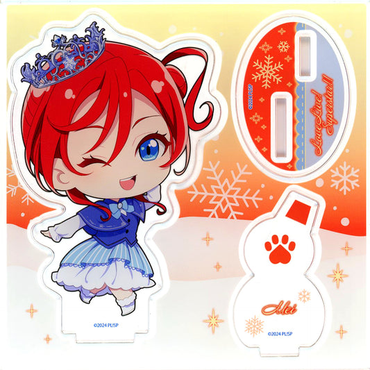 Mei Yoneme Chibi Snow Globe Ver. Acrylic Stand Plate Love Live! Superstar!! Fair in Gamers [USED]