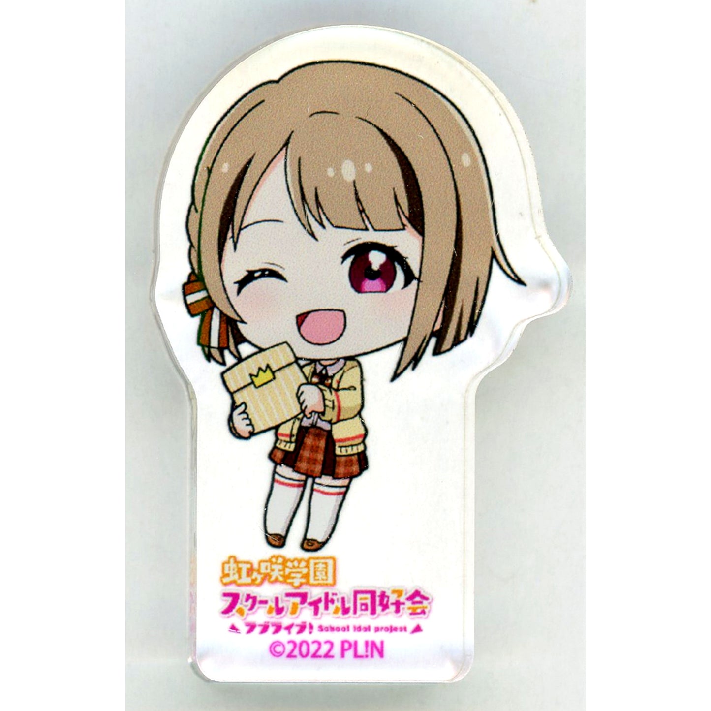 Kasumi Nakasu Deformed Present Ver. Acrylic Block Love Live! Nijigasaki High School Idol Club [USED]