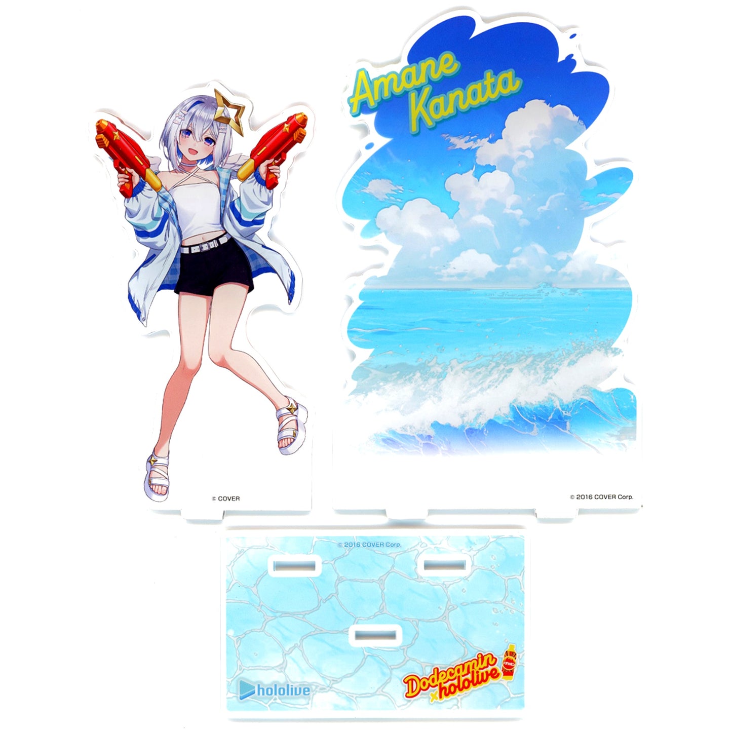 Amane Kanata Original Background Acrylic Stand VTuber Hololive x Dodecamin Dodecamin BIG PET 600ml Lottery Course Winning Prize [USED]