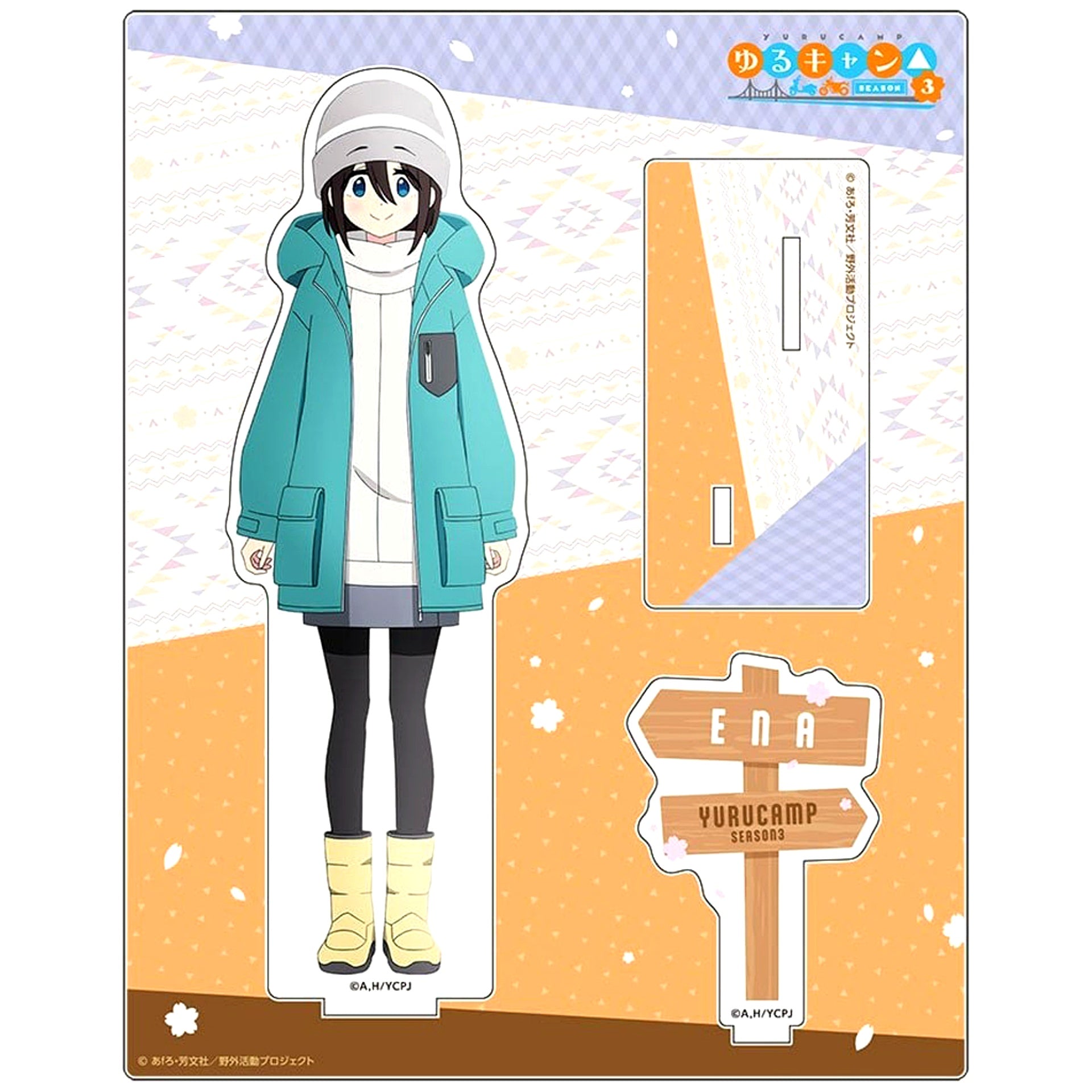 Ena Saito Acrylic Stand Yuru Camp SEASON 3 [USED]