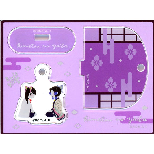 Shinobu Kocho & Kanao Tsuyuri Demon Slayer: Kimetsu no Yaiba Yuru Palette Hashira Training Ver. Swaying Acrylic Stand Collection [USED]