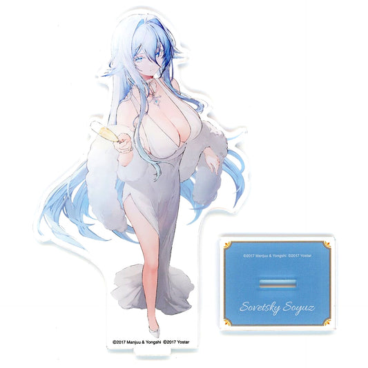 Sovetsky Soyuz Acrylic Stand Azur Lane 7th Anniversary Yostar Official Shop JR Akihabara Station Goods [USED]