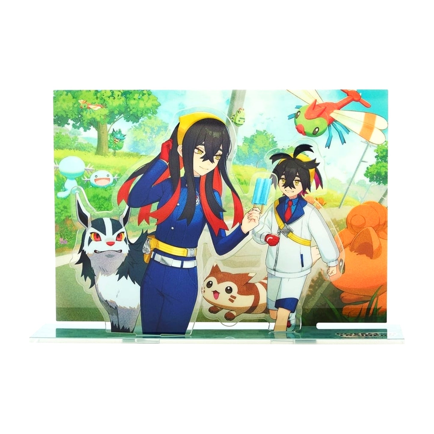 Land of Kitakami Diorama Acrylic Stand Pokemon Trainers Pokemon Scarlet and Violet The Hidden Treasure of Area Zero Pokemon Center Limited [USED]