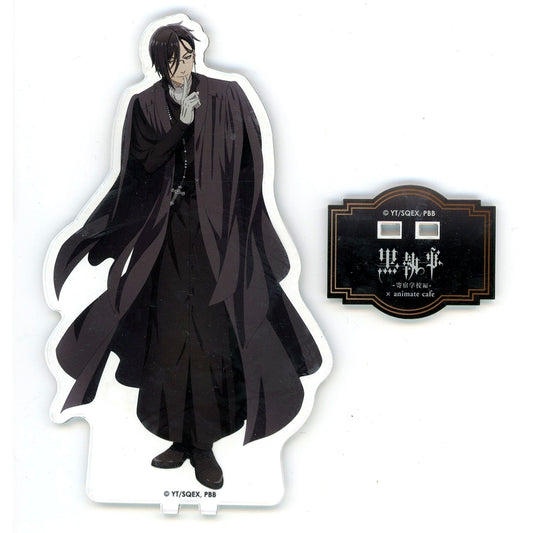 Sebastian Michaelis Big Acrylic Stand Black Butler: Public School Arc x animatecafe [USED]