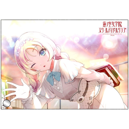 Rurino Osawa Milk Ver. Mini Acrylic Art Love Live! Hasunosora Girls' High School Idol Club [USED]