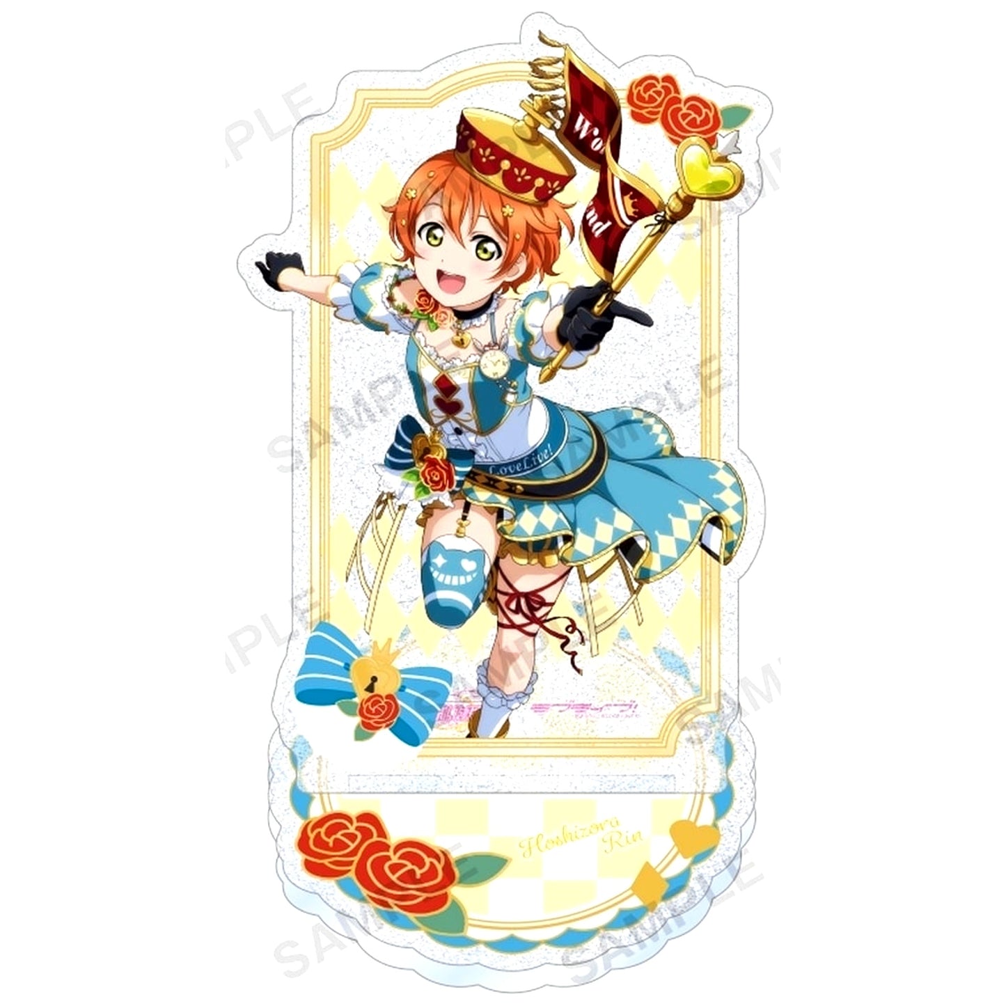 Rin Hoshizora Mu's Wonderland Ver. Kirarin Acrylic Stand Love Live! School Idol Festival [USED]