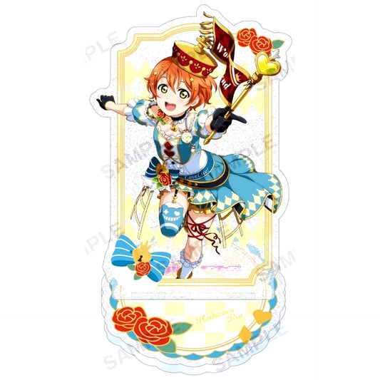 Rin Hoshizora Mu's Wonderland Ver. Kirarin Acrylic Stand Love Live! School Idol Festival [USED]