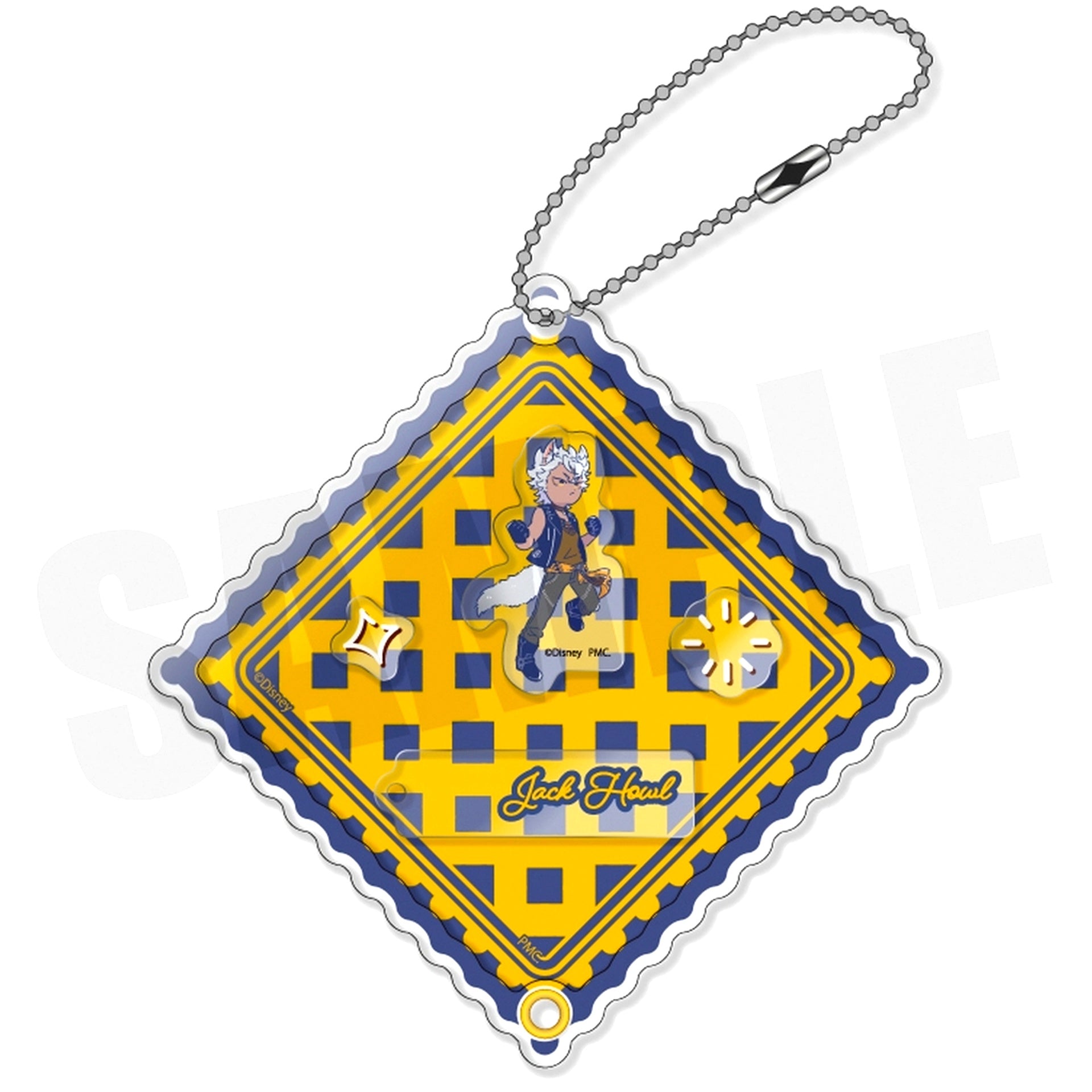 B. Jack Howl Disney Twisted-Wonderland RetoPop Shaka Shaka Acrylic Keychain Savanaclaw Dorm [USED]