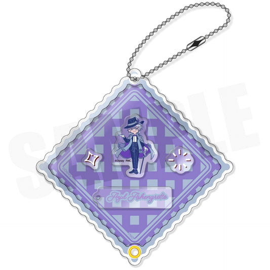 A Azul Ashengrotto Retopopu Shaka Shaka Acrylic Keychain Octavinelle Dorm Disney Twisted-Wonderland [USED]