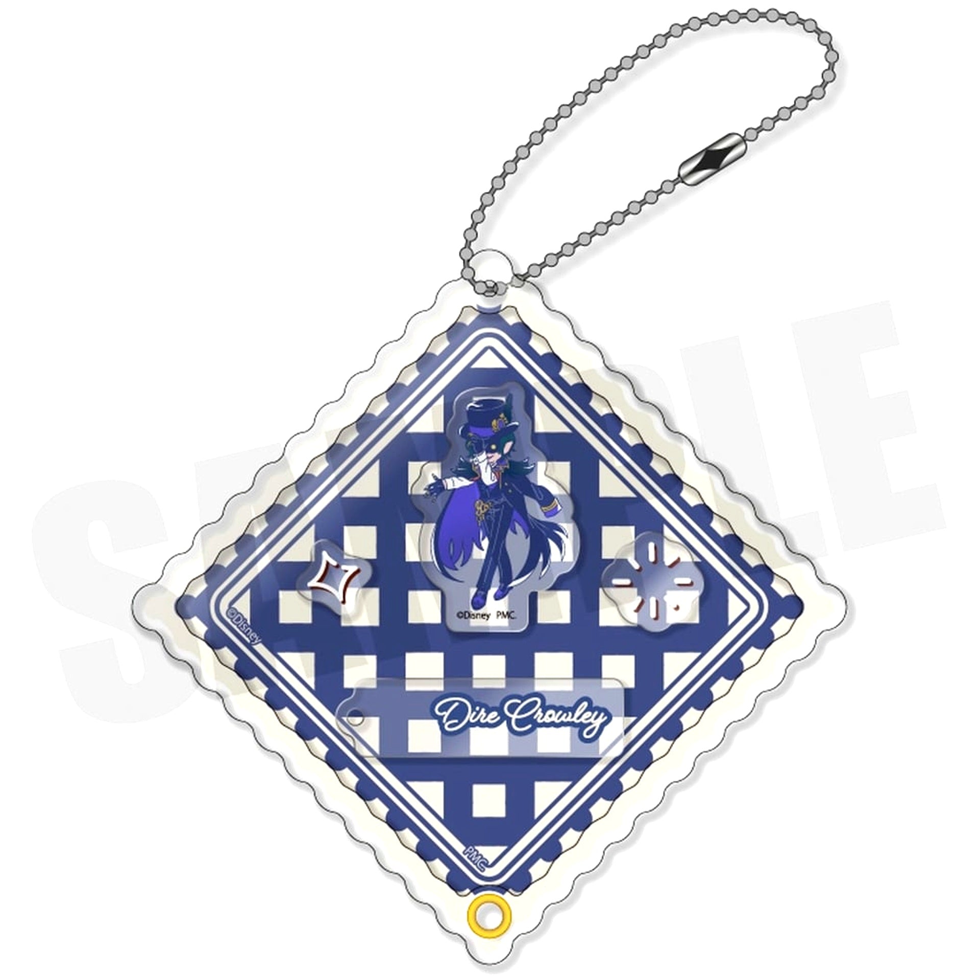 A Dire Crowley Retopopu Shaka Shaka Acrylic Keychain Night Raven College Staff Disney Twisted-Wonderland [USED]