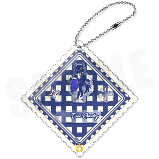 A Dire Crowley Retopopu Shaka Shaka Acrylic Keychain Night Raven College Staff Disney Twisted-Wonderland [USED]