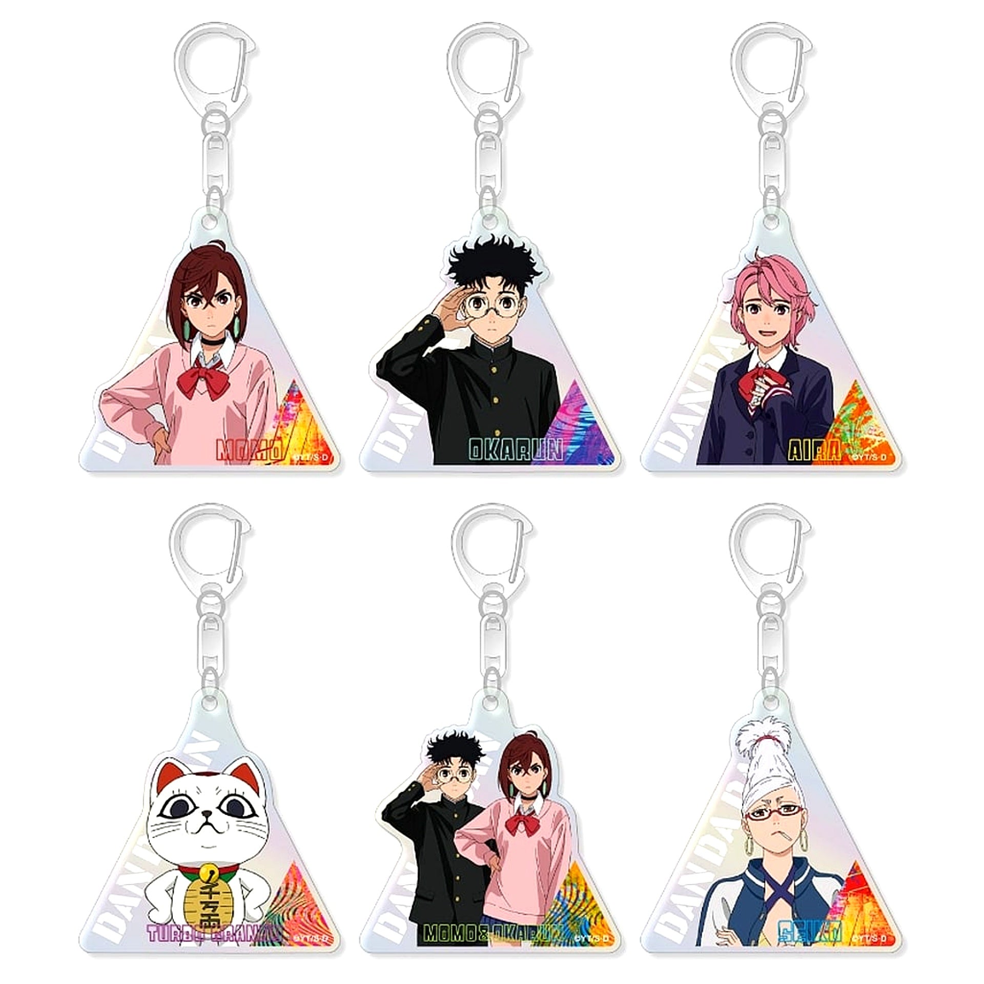 Dandadan Trading Aurora Acrylic Keychain Vol.6 Set of 6 TV Anime [USED]