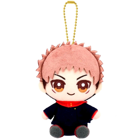 Yuji Itadori Jujutsu Kaisen Chibi Nui Osuwari Mascot Plush Sitting [USED]