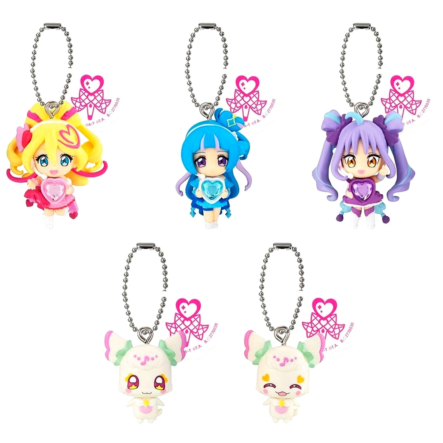 Set of 5 Kimi to Idol PreCure Kimi to Idol Swing 1 [USED]