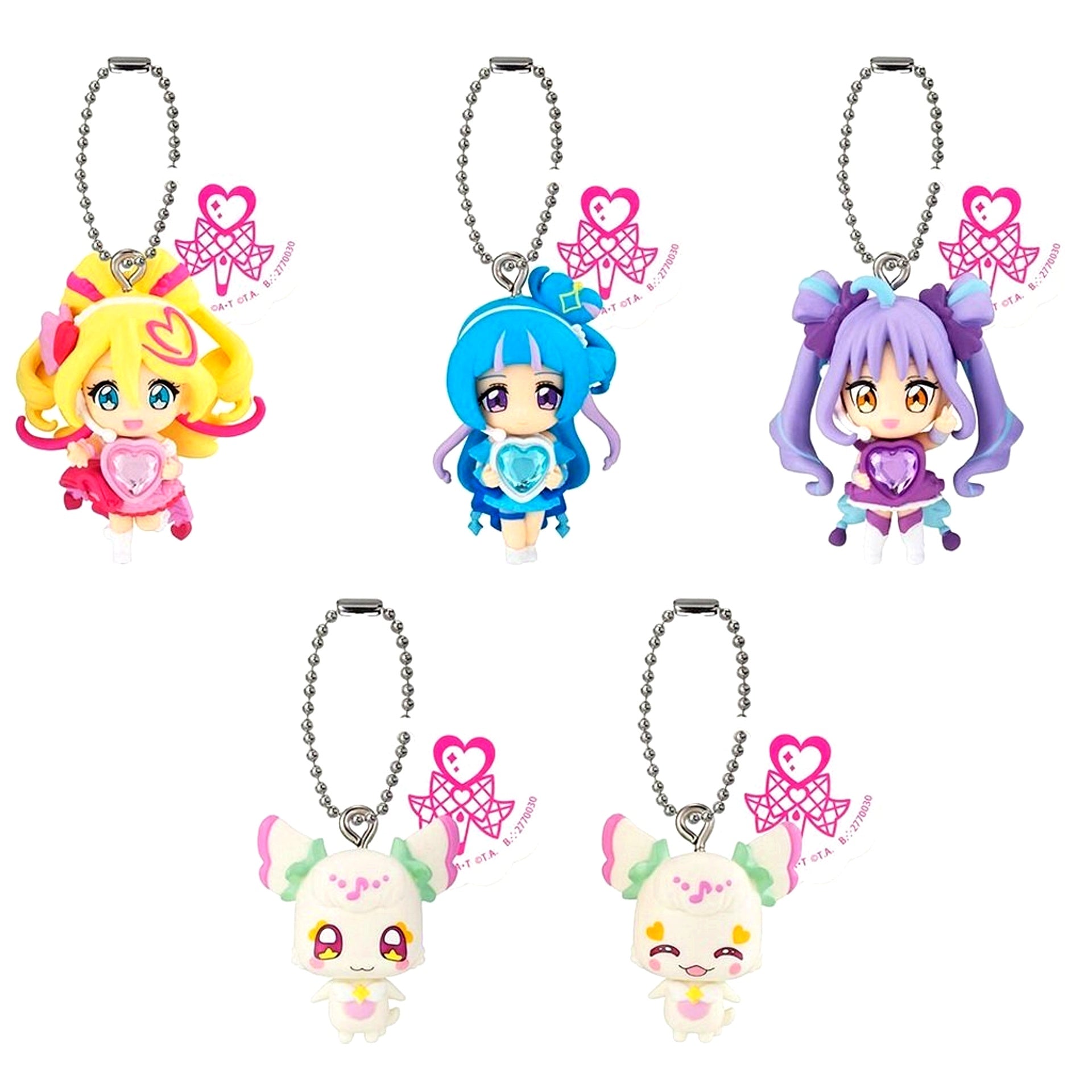 Set of 5 Kimi to Idol PreCure Kimi to Idol Swing 1 [USED]