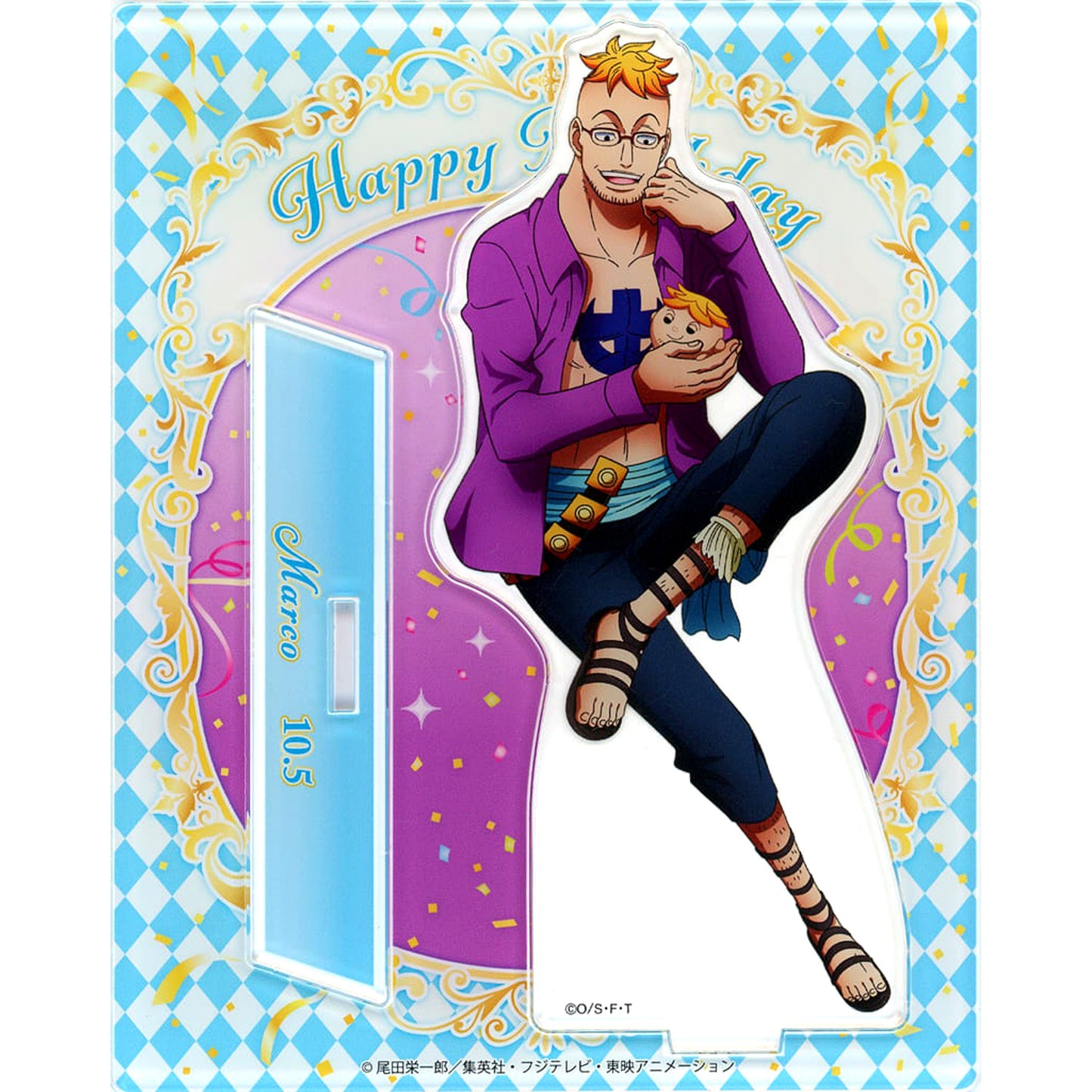 Marco One Piece Birthday Acrylic Stand 2024 Mugiwara Store Exclusive [USED]
