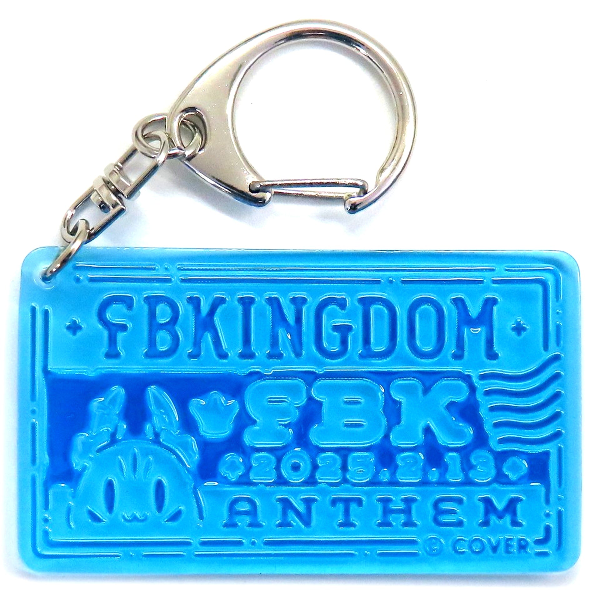 Logo Shirakami Fubuki hololive 1st Solo Live FBKINGDOM ANTHEM Support Set Entry Certificate Keychain Purchase Bonus [USED]