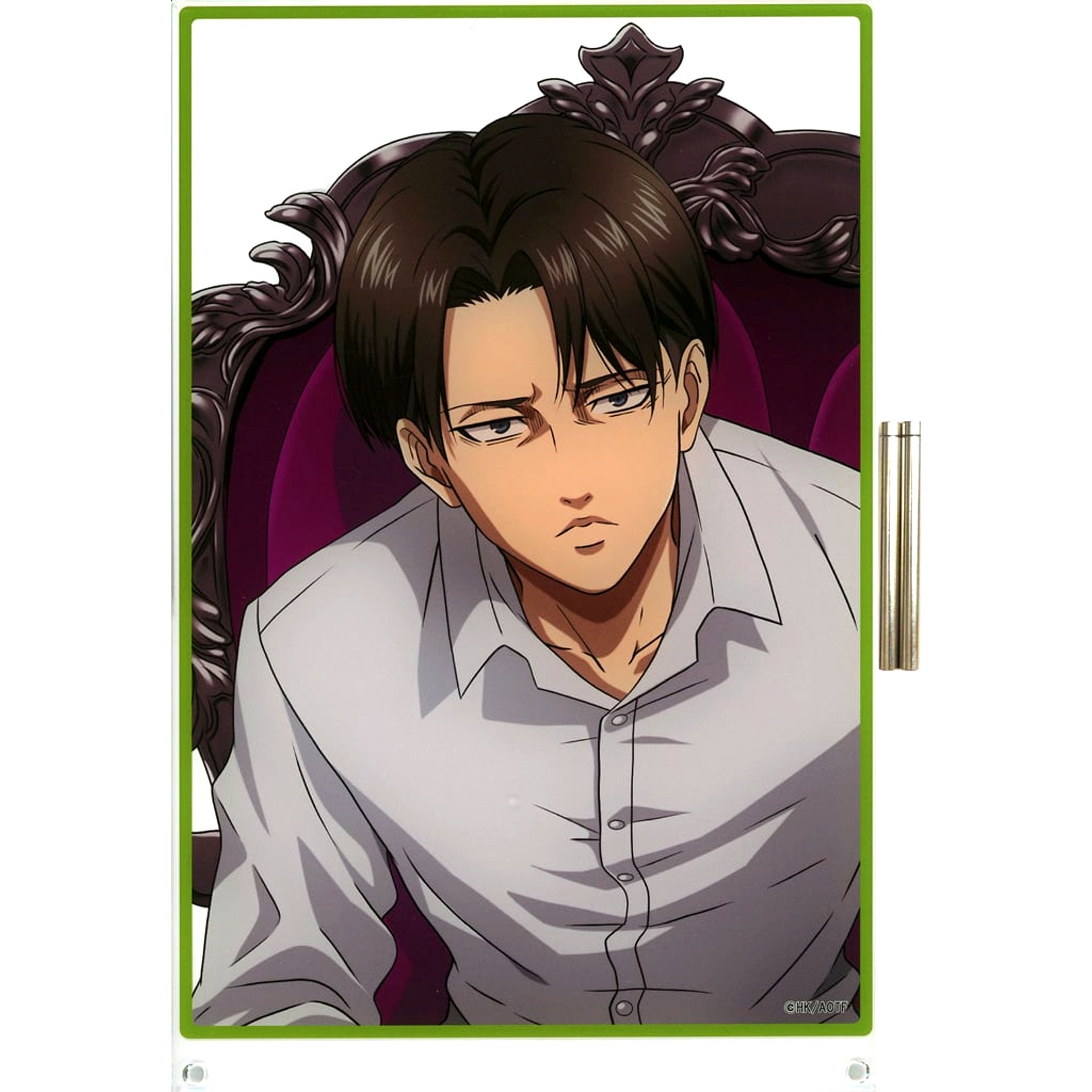 Levi Ackerman Attack on Titan CHARAUM CAFE Front Acrylic Panel [USED]