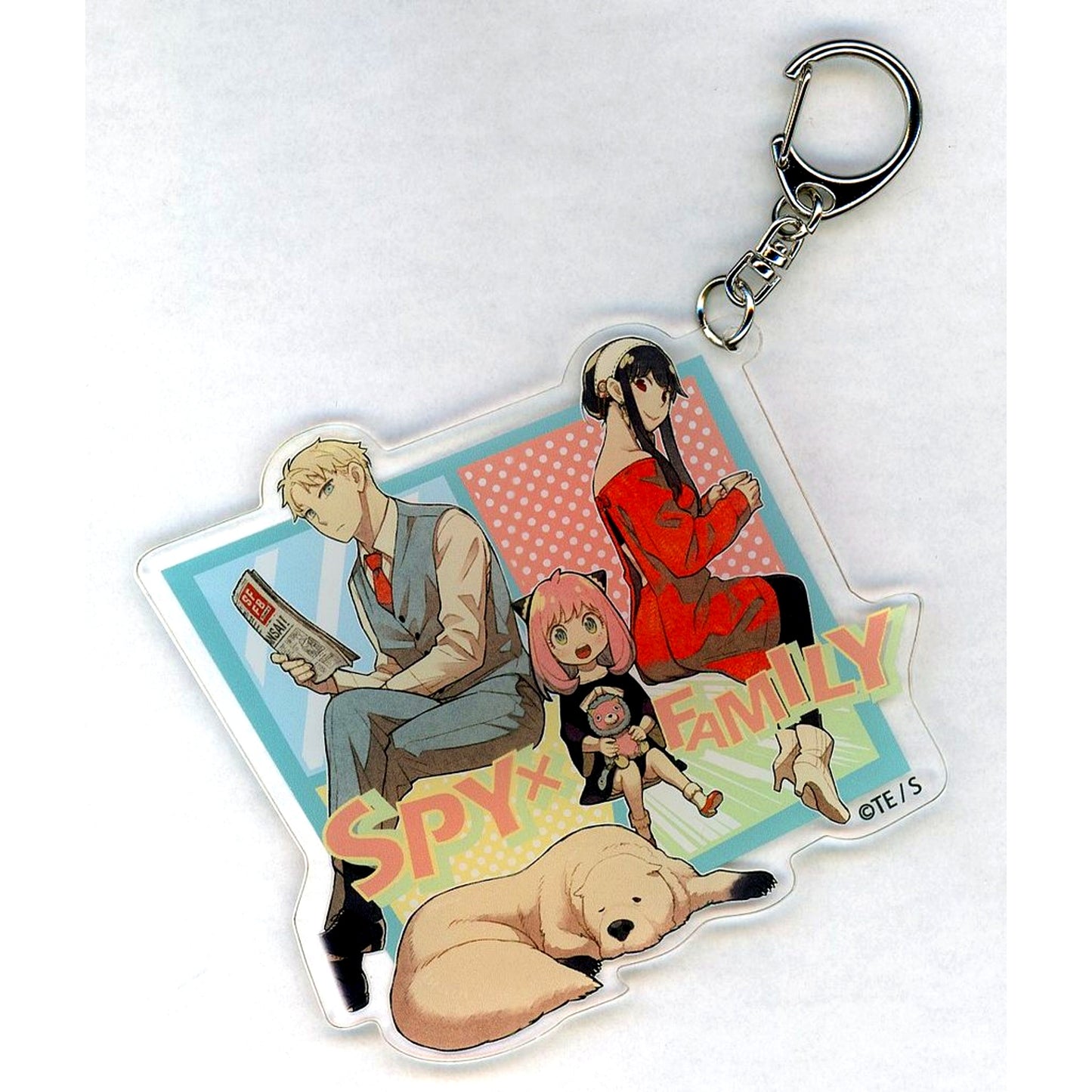 Group SPY x FAMILY Big Acrylic Keychain Jump Shop Limited Store Ltd Goods [USED]