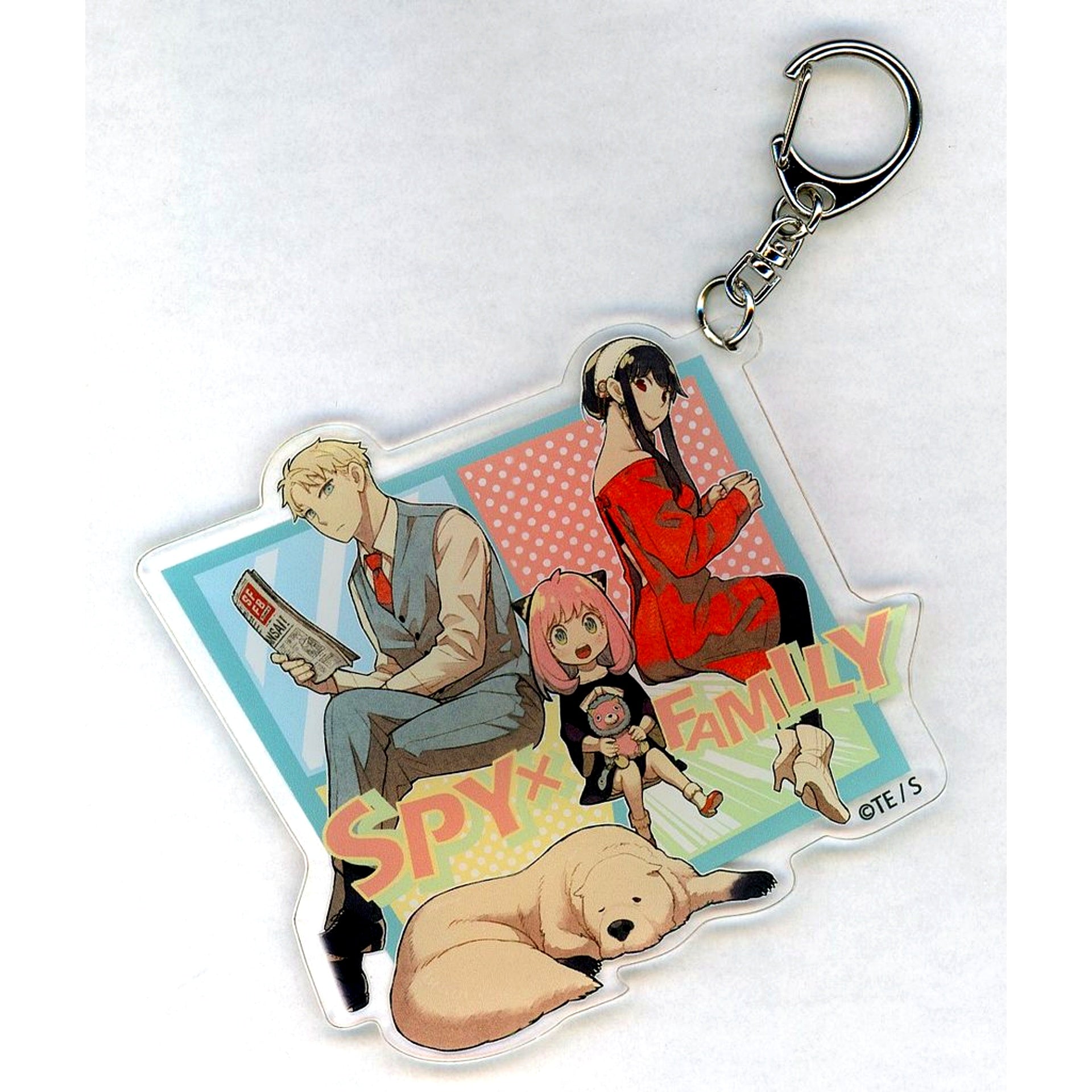 Group SPY x FAMILY Big Acrylic Keychain Jump Shop Limited Store Ltd Goods [USED]