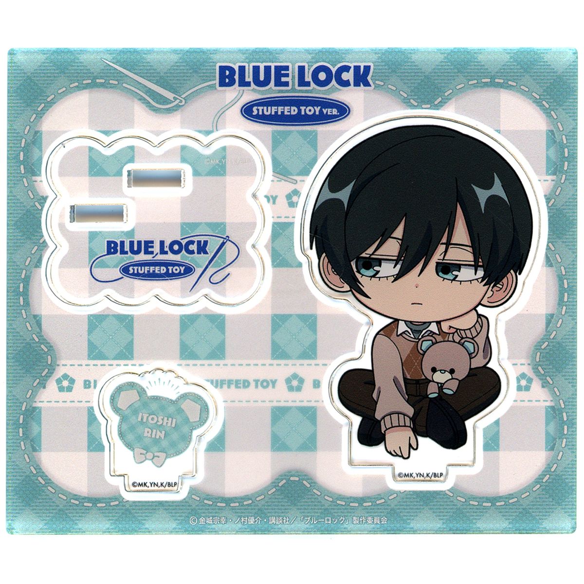Rin Itoshi Stuffed Toy Ver. Acrylic Stand Blue Lock [USED]