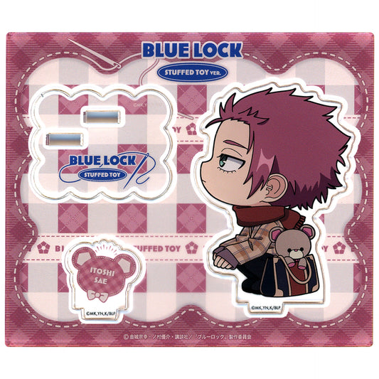 Sae Itoshi STUFFED TOY Ver. Acrylic Stand Blue Lock [USED]