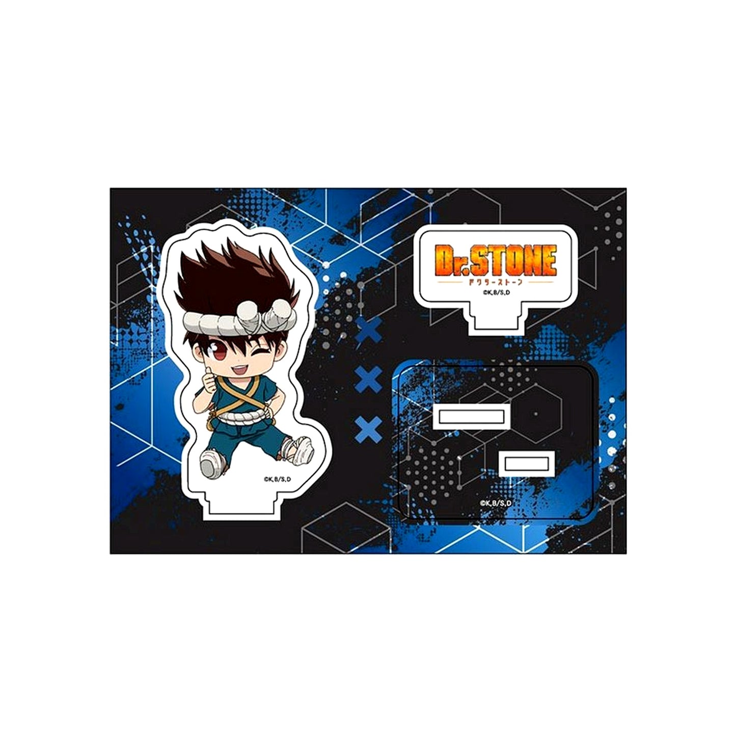 Chrome Dr. STONE Petanko Acrylic Figure [USED]