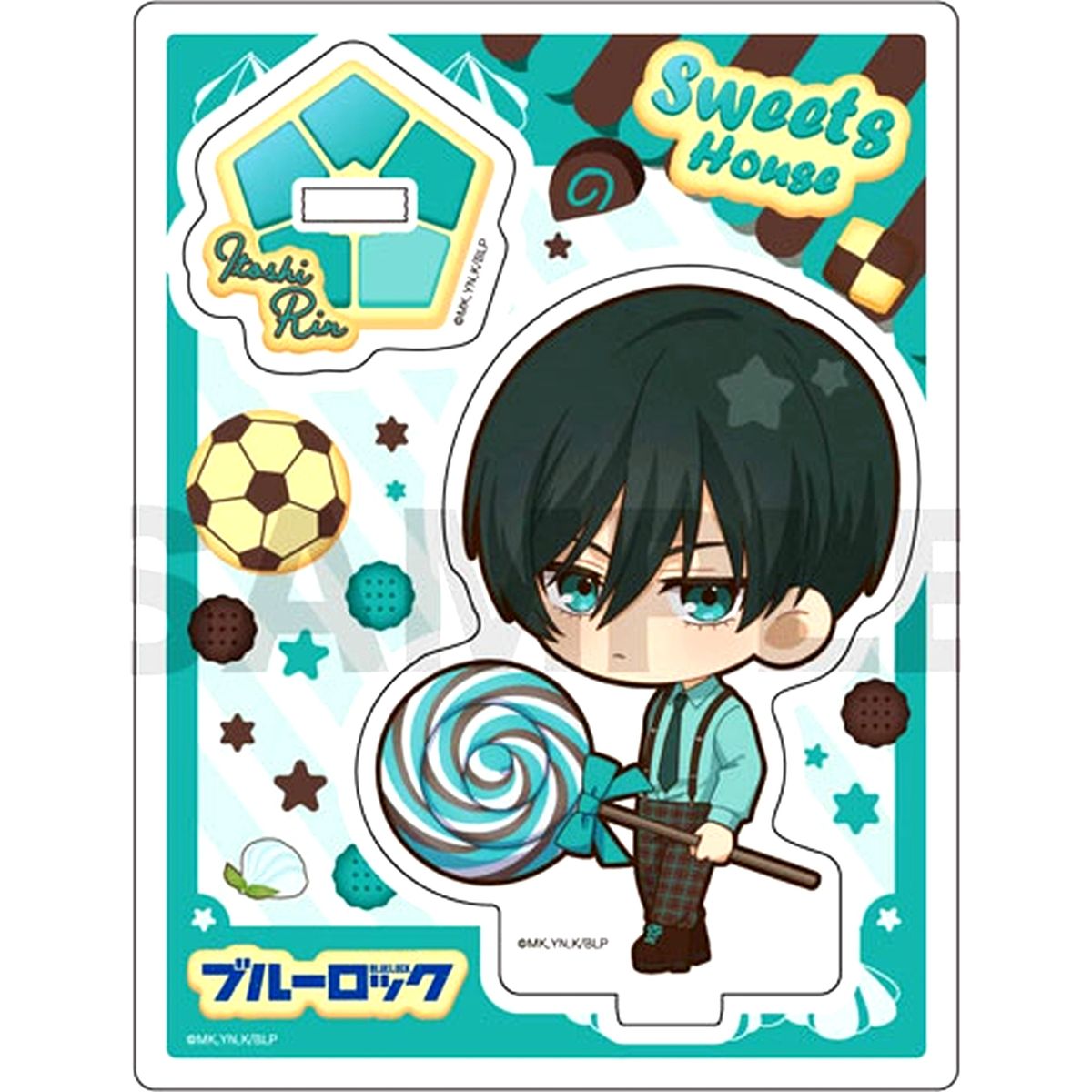 Rin Itoshi Blue Lock Season 2 Sweets House Mini Chara Acrylic Stand [USED]