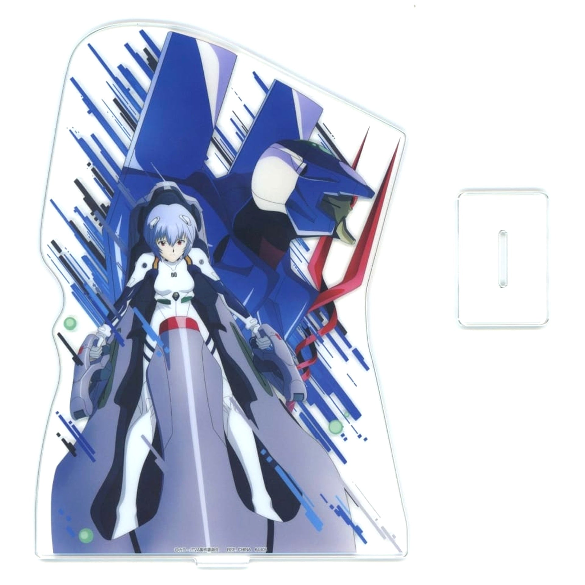 Neon Genesis Evangelion: The End of Evangelion Rei Ayanami Ichiban Kuji Big Acrylic Stand Prize D [USED]