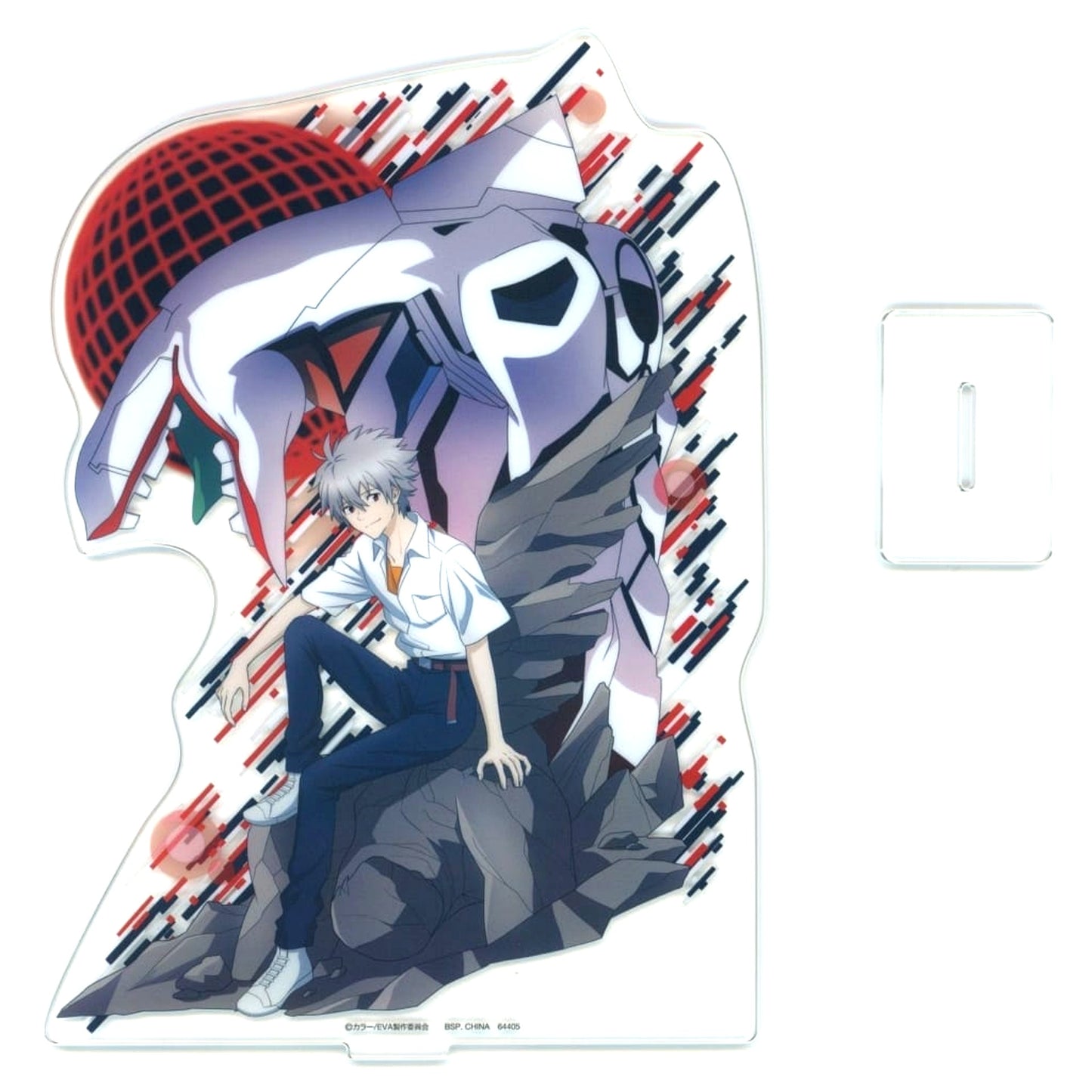 Kaworu Nagisa Neon Genesis Evangelion: The End of Evangelion Ichiban Kuji Big Acrylic Stand Prize E [USED]