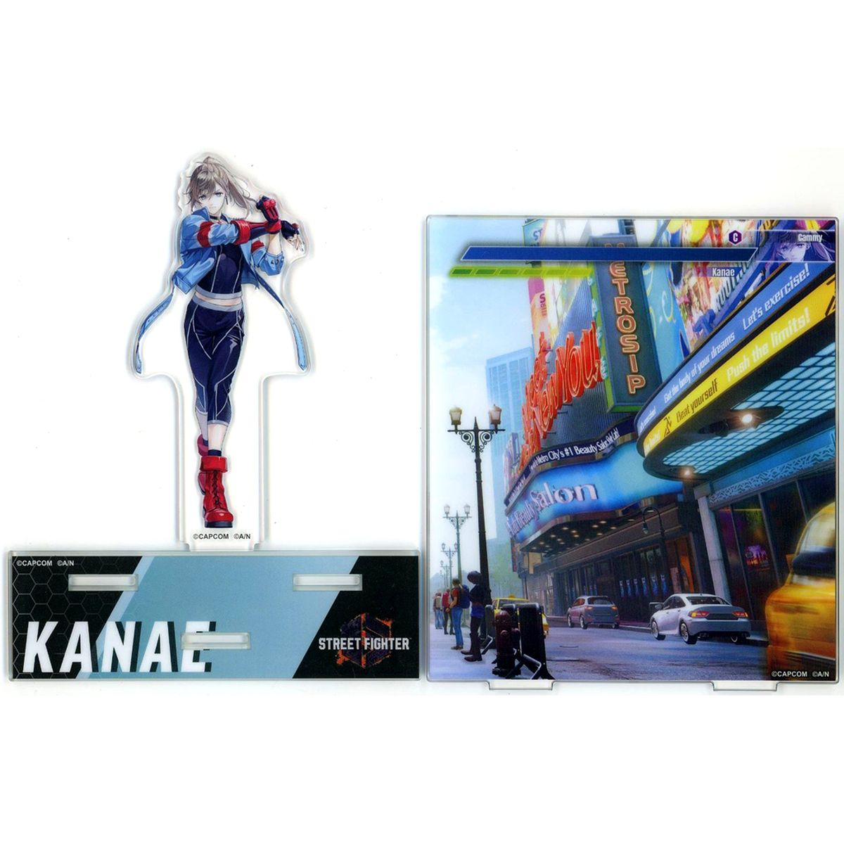 Kanae Street Fighter 6 x Nijisanji Capkuji Diorama Acrylic Stand Collaboration Kuji Vol.2 C-1 Prize [USED]