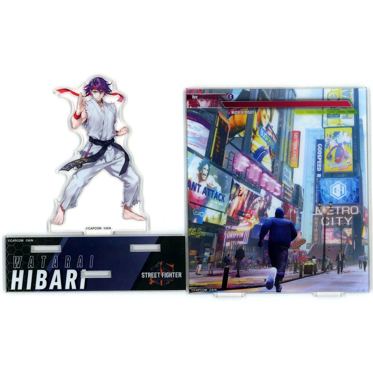 Watarai Hibari Diorama Acrylic Stand Capkuji Street Fighter 6 x Nijisanji Collaboration Kuji Vol. 2 Prize C-2 [USED]