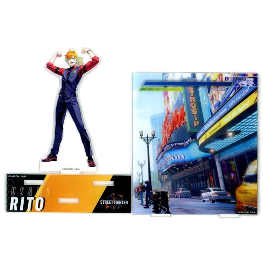 Usami Rito Diorama Acrylic Stand Capkuji Street Fighter 6 x Nijisanji Collaboration Kuji Vol. 2 C-3 Prize [USED]
